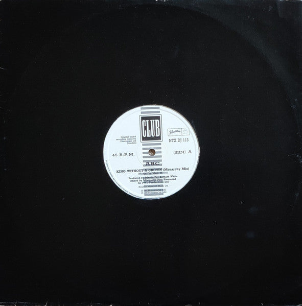 ABC : King Without A Crown (12", Promo)