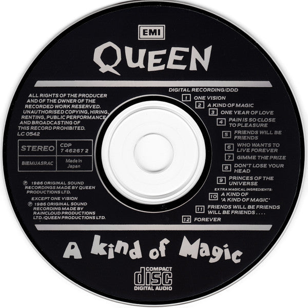 Queen : A Kind Of Magic (CD, Album, Tos)