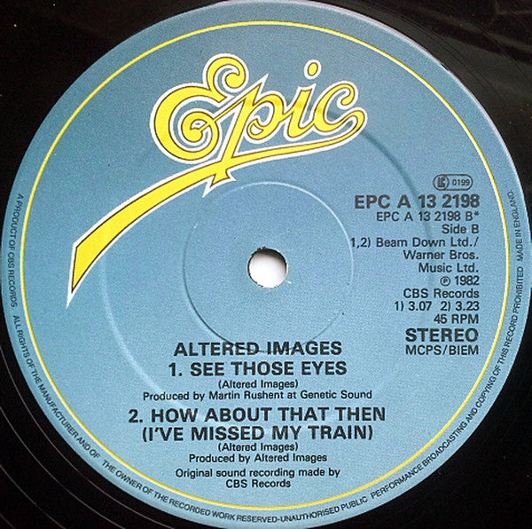 Altered Images : See Those Eyes (12")