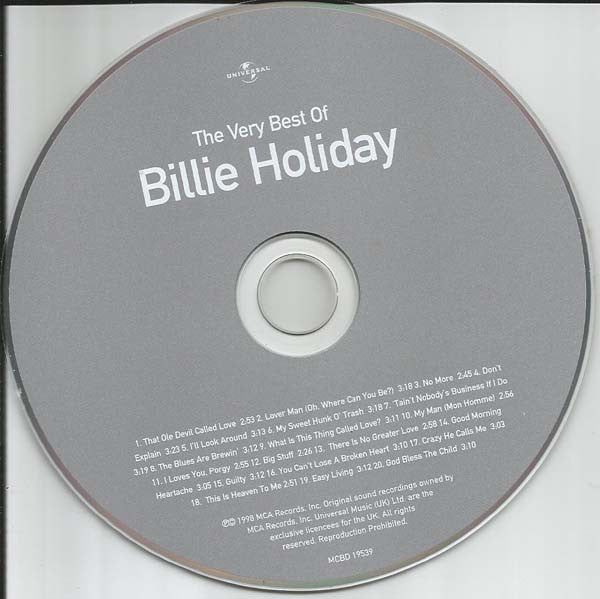 Billie Holiday : The Very Best Of Billie Holiday (CD, Comp)