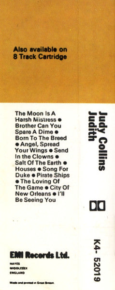 Judy Collins : Judith (Cass, Album)