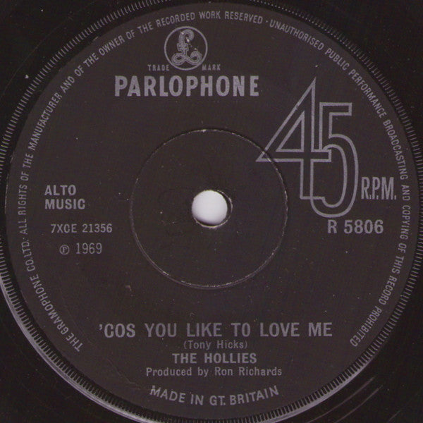 The Hollies : He Ain't Heavy .... He's My Brother (7", Single, Sol)