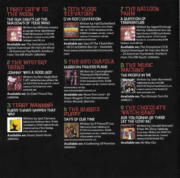 Various : I Can See For Miles (Mojo Presents Lost Tracks From America's Psychedelic Underground) (CD, Comp)