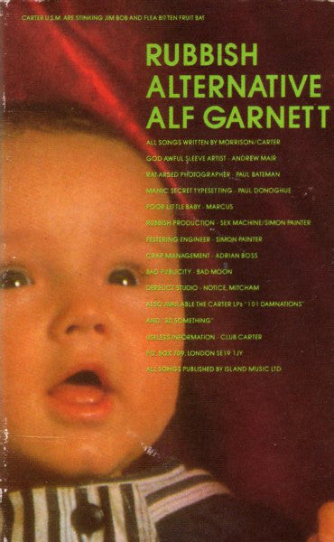 Carter The Unstoppable Sex Machine : Rubbish (Cass, Single, RE)