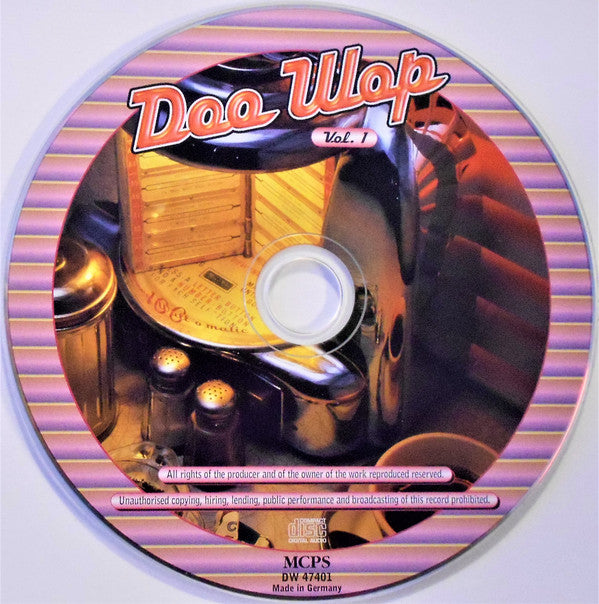 Various - The Very Best Of Doo Wop Vol.1 (CD) (Very Good Plus (VG)) - DaddyPop