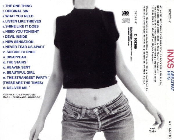 INXS : The Greatest Hits (CD, Comp, Club, RM)