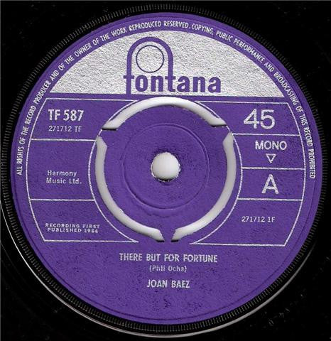 Joan Baez : There But For Fortune (7", Single, Mono, Kno)