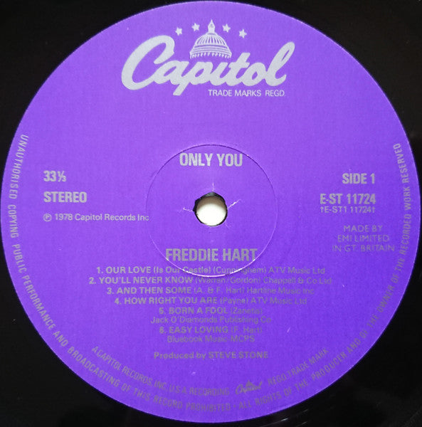 Freddie Hart : Only You (LP, Album)