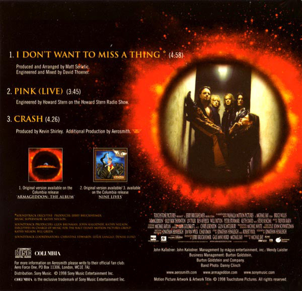 Aerosmith - I Dont Want To Miss A Thing (CD) (Very Good Plus (VG)) - DaddyPop