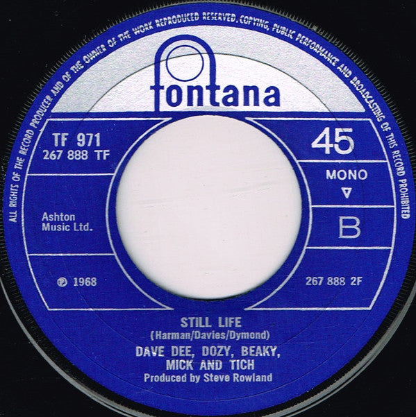 Dave Dee, Dozy, Beaky, Mick & Tich : The Wreck Of The 'Antoinette' (7", Single, Mono)