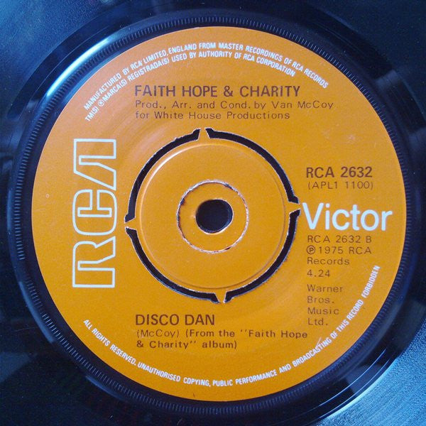 Faith, Hope & Charity : Just One Look (7")