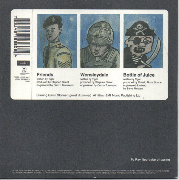 Tiger (6) : Friends (CD, Single, CD1)