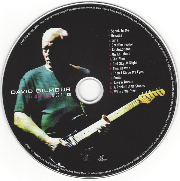 David Gilmour : Live In Gdańsk (2xCD, Album, RE + DVD-V, RE, Multichannel, PAL)