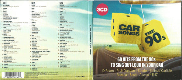 Various : Car Songs The 90s (3xCD, Comp)