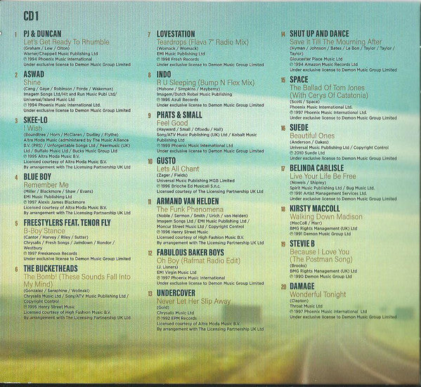 Various : Car Songs The 90s (3xCD, Comp)