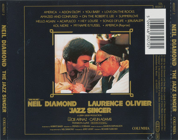 Neil Diamond : The Jazz Singer (CD, Album, RE)