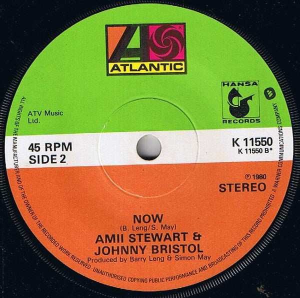 Amii Stewart & Johnny Bristol - My Guy, My Girl (7) (Very Good Plus (VG)) - DaddyPop