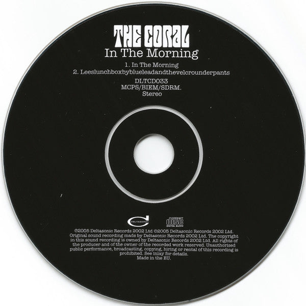 The Coral : In The Morning (CD, Single)