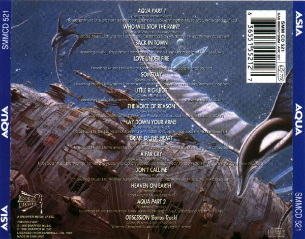 Asia (2) : Aqua (CD, Album, RE, RM)