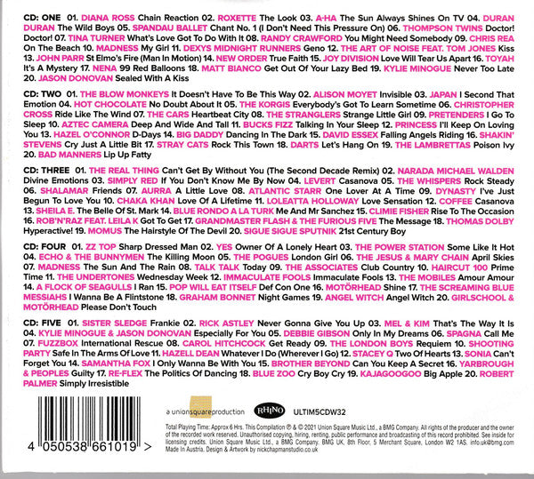 Various : 80s (The Ultimate Collection) (5xCD, Comp)