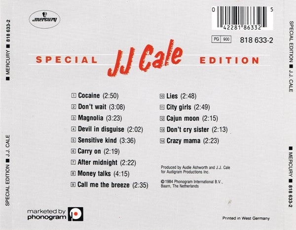 J.J. Cale : Special Edition (CD, Comp)