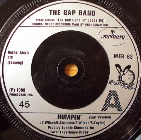 The Gap Band : Humpin' (7", Single)