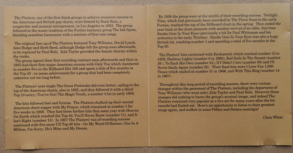 The Platters : Only You (CD, Comp)