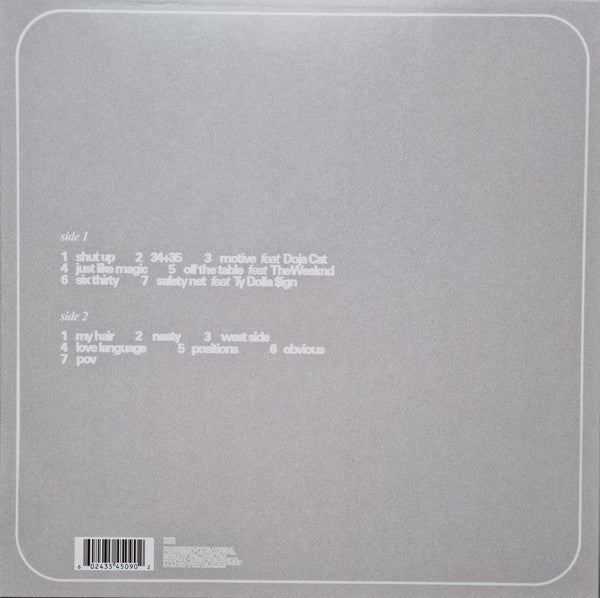 Ariana Grande : Positions (LP, Album, Gre)