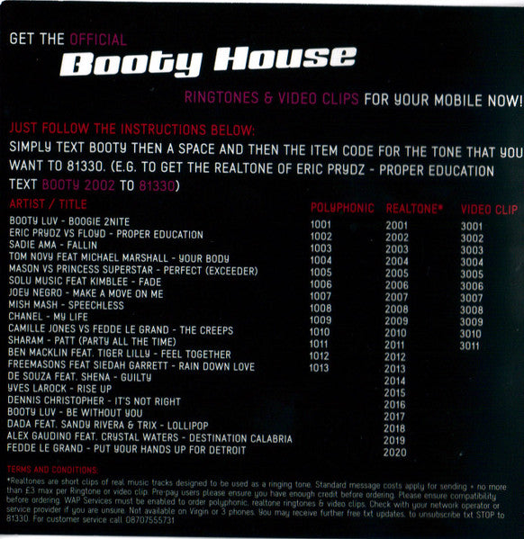 Various : Kiss Presents Booty House (2xCD, Comp, Mixed)