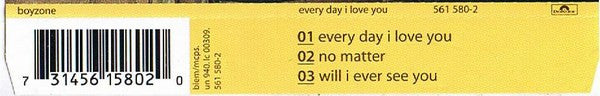 Boyzone : Every Day I Love You (CD, Single)