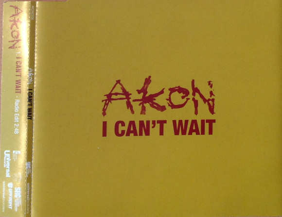 Akon - I Cant Wait (CD) (Very Good Plus (VG)) - DaddyPop