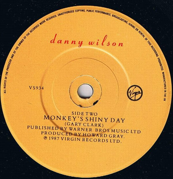 Danny Wilson (2) : Mary's Prayer (7", Single, Yel)