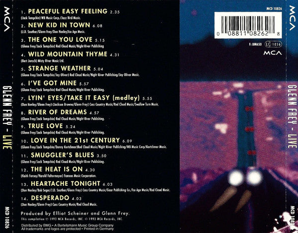 Glenn Frey : Live (CD, Album, Comp)