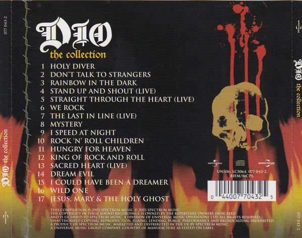 Dio (2) : The Collection (CD, Comp, RP)