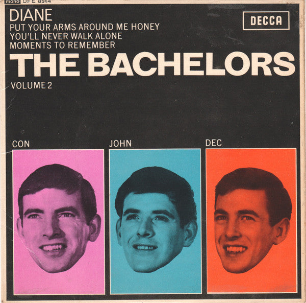 The Bachelors : The Bachelors Volume 2 (7", EP, Mono)