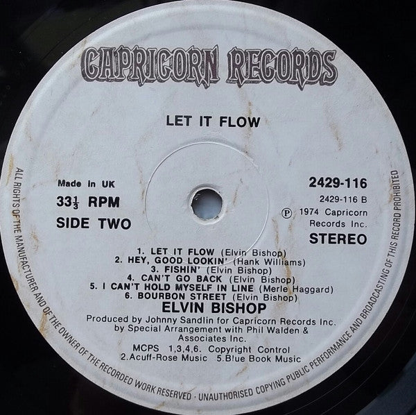 Elvin Bishop : Let It Flow (LP, Album)