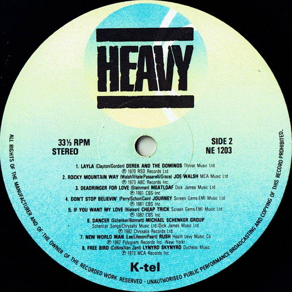 Various : Heavy (LP, Comp)