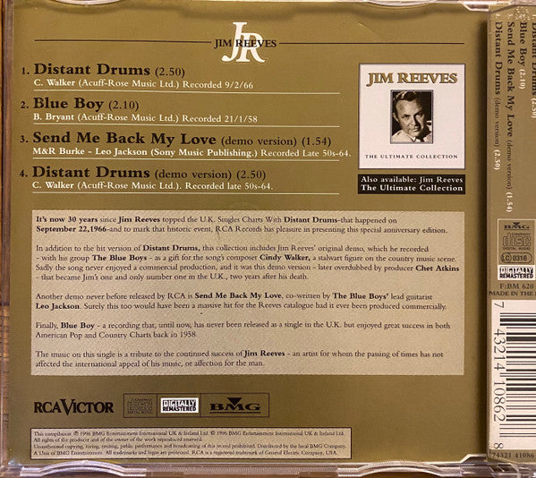 Jim Reeves : Distant Drums (CD, EP, Single, S/Edition)