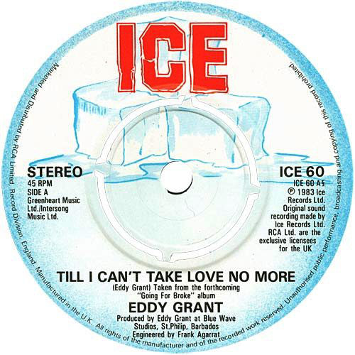 Eddy Grant : Till I Can't Take Love No More (7", Single, Kno)