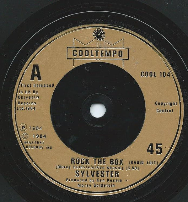 Sylvester : Rock The Box (7", Single, Gol)
