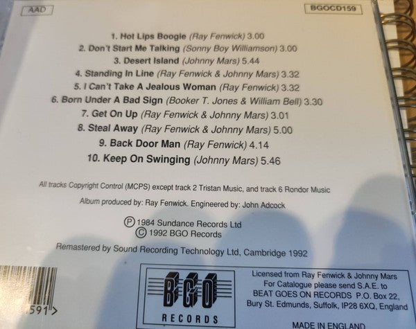 Johnny Mars : Life On Mars (CD)