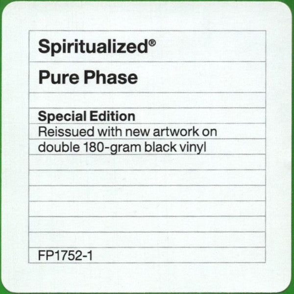 Spiritualized : Pure Phase (2xLP, Album, RE, S/Edition, 180)