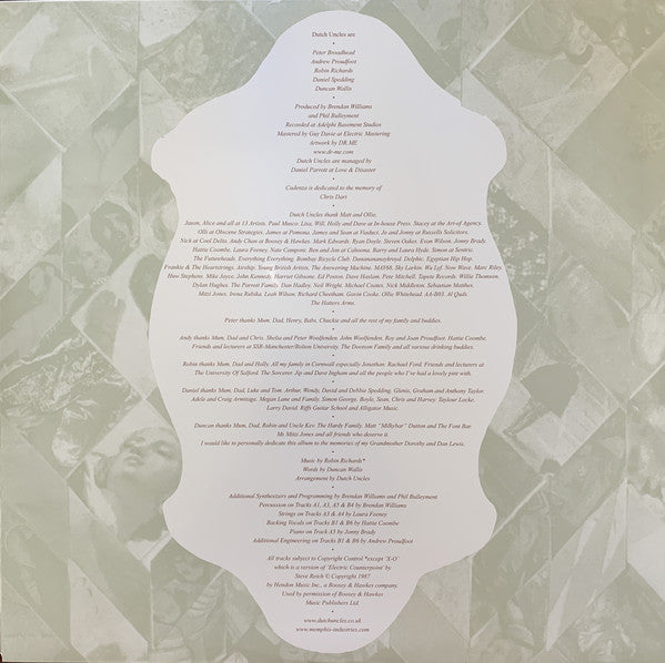 Dutch Uncles : Cadenza (LP, Album, RE, RM, Gat)