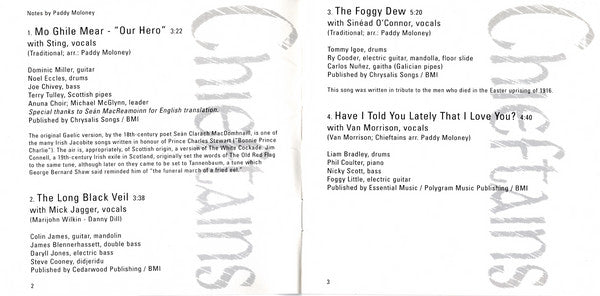 The Chieftains : The Long Black Veil (CD, Album)