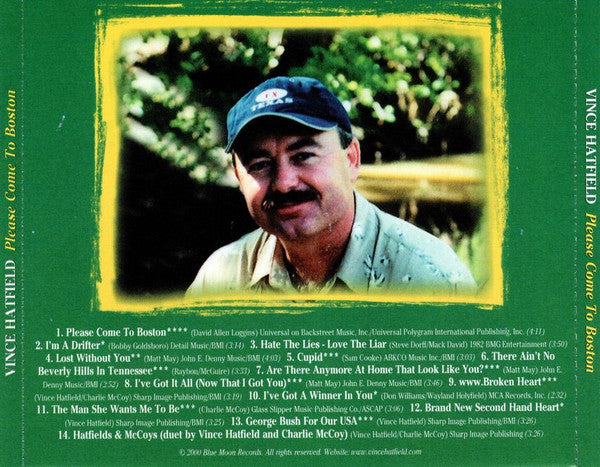 Vince Hatfield : Please Come To Boston (CD)