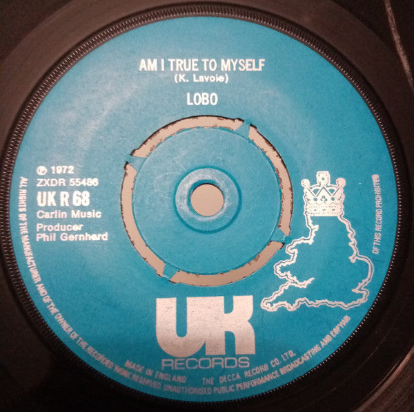 Lobo (3) : I'd Love You To Want Me (7", Single, RE, 4 p)