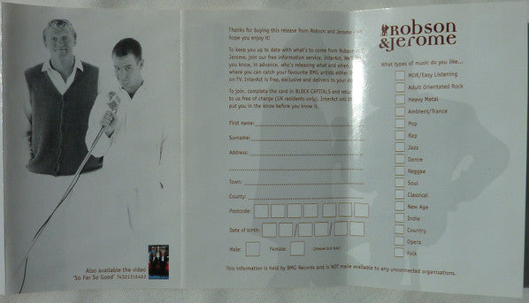 Robson & Jerome : Robson & Jerome (Cass, Album, Sma)