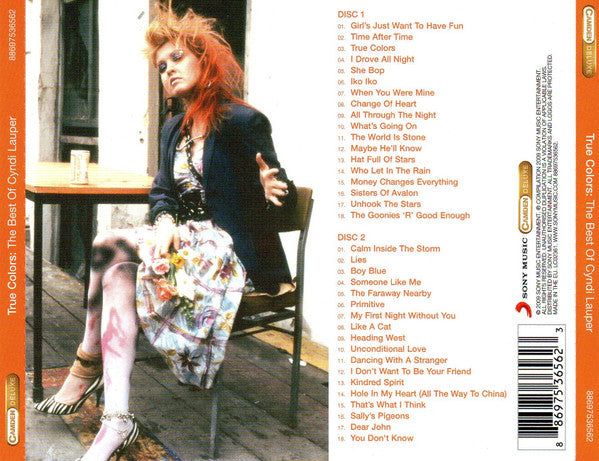 Cyndi Lauper : True Colors - The Best Of (2xCD, Comp)