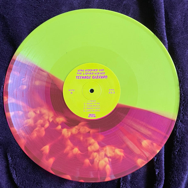 King Gizzard And The Lizard Wizard : Teenage Gizzard (LP, Comp, S/Edition, Yel)