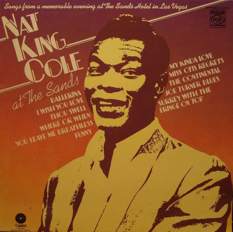 Nat King Cole : Nat King Cole At The Sands (LP, Album, RE)